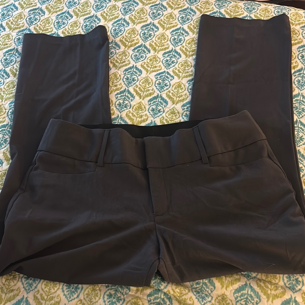 Chic Dark Gray Trousers